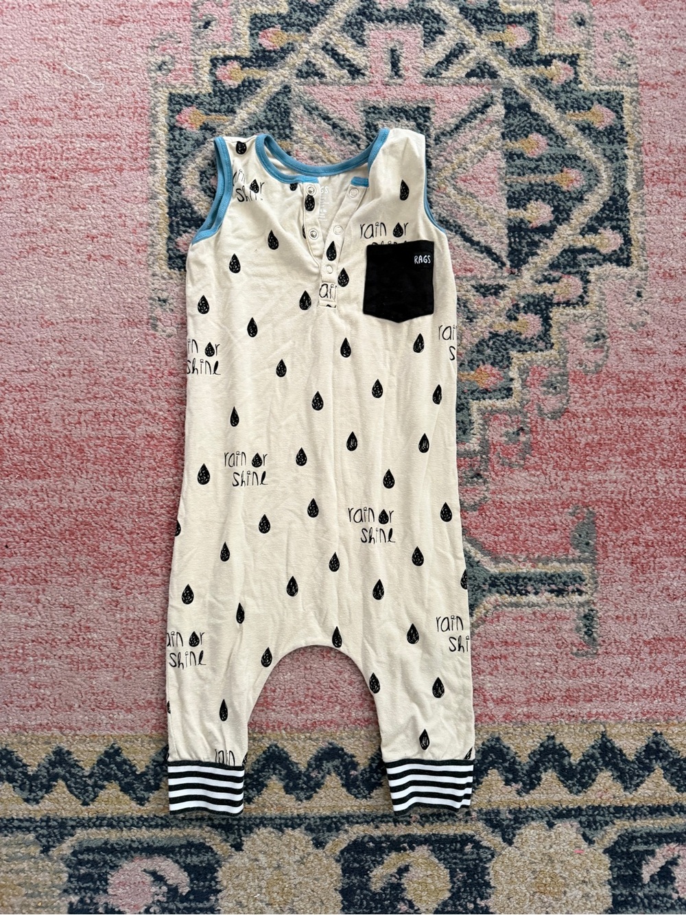 Rags to Raches | rain or shine romper